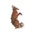 The Wolf And The Raven – The Fox Hand-Drawn Vinyl Sticker | Forest Art Kiss-Cut Sticker